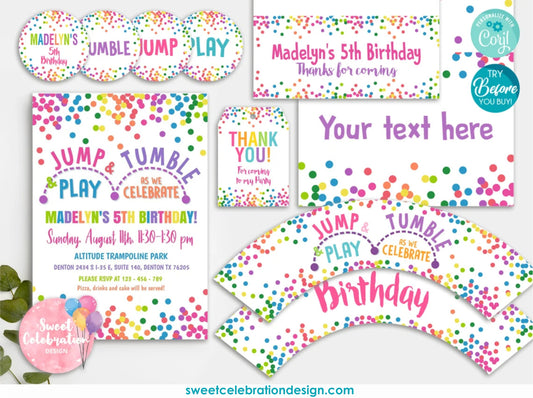 Bounce Confetti Party Package